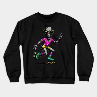 Alien having fun Crewneck Sweatshirt